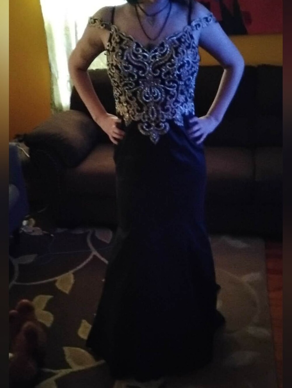 Black Mermaid Prom Dress
